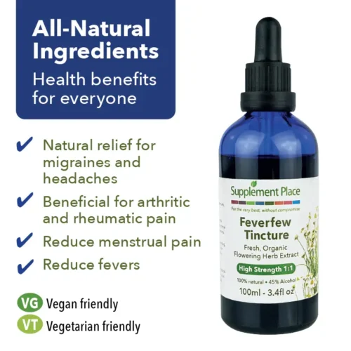 Feverfew Tincture Benefits Image.