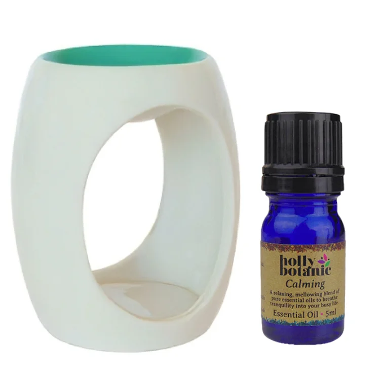 Essential oil and burner bundle at 15% off.